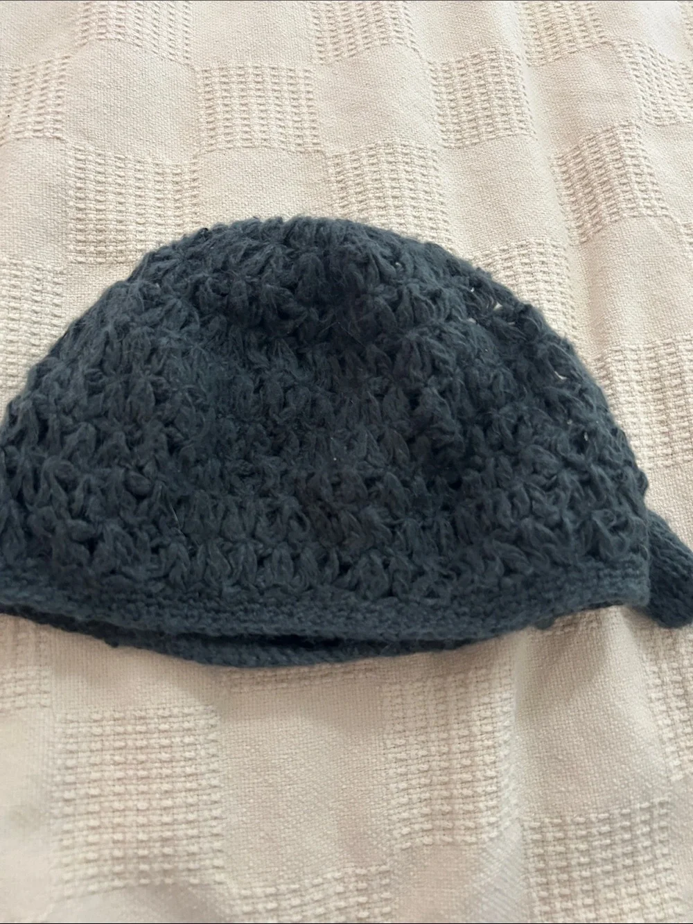 Wooden Ships crochet Knit Bow Beanie grey